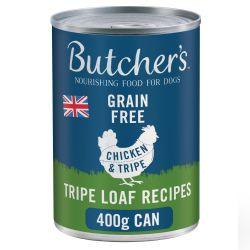 Butcher's Chicken & Tripe Loaf Recipes 12 x 400g