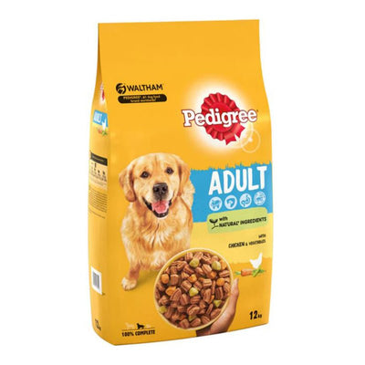 Adult Dry Dog Food Chicken & Vegetable 12KG - Cheshire Game Pedrigree