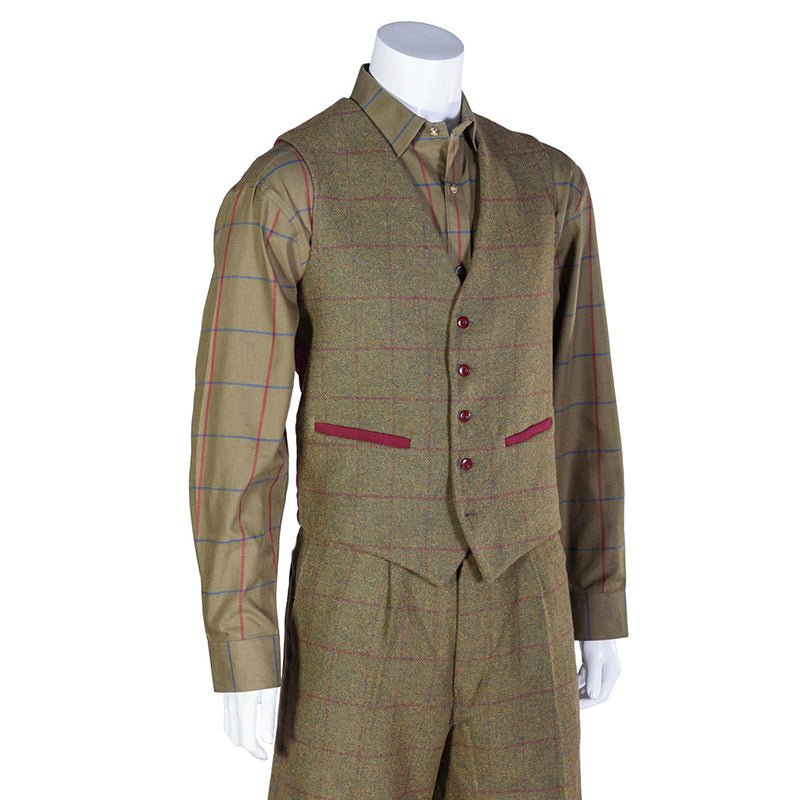 Alford Scottish Tweed Waistcoat - Cheshire Game Bonart