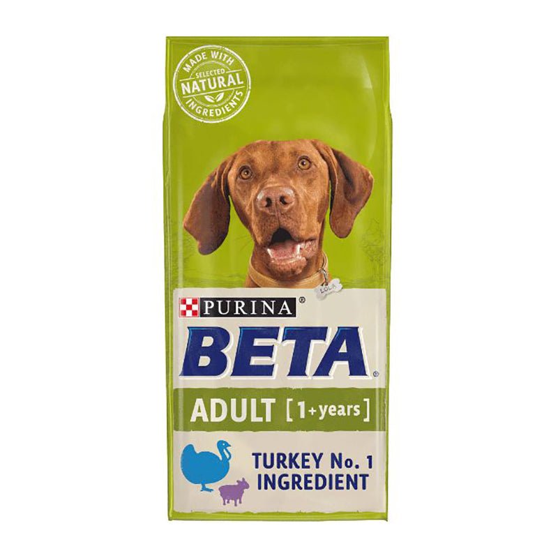 Beta Adult Dry Dog Food with Turkey And Lamb 2kg - Cheshire Game Purina