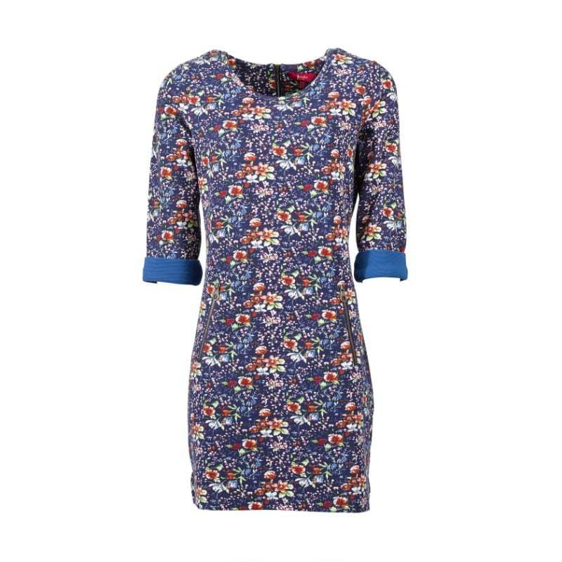 Blair Jersey Dress in Holiday Flower - Cheshire Game Jack Murphy