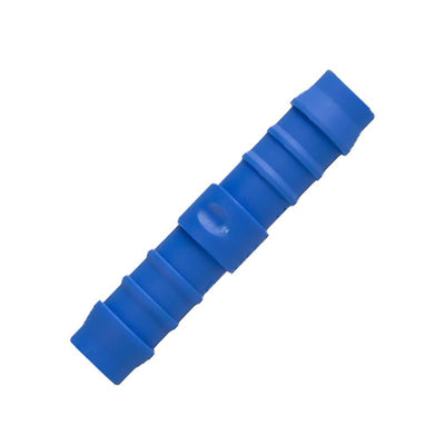 Blue 6mm Straight Pipe Connector - Cheshire Game Cheshire Game Supplies