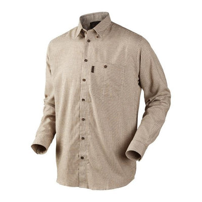 Burton Shirt in Egret Check (M) - Cheshire Game Seeland