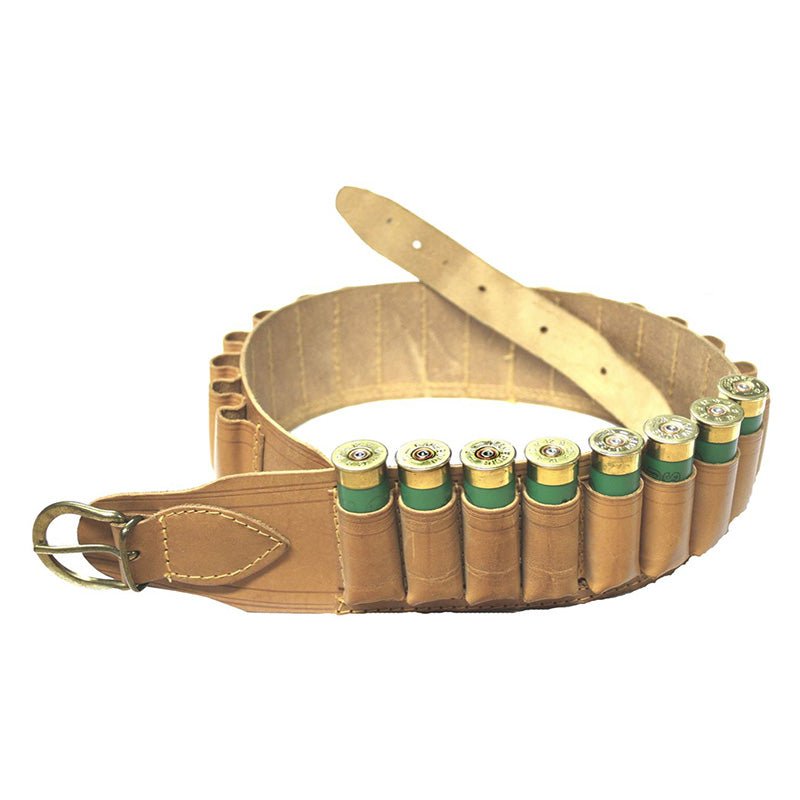 Cartridge Belt Natural Leather (12) - Cheshire Game Bisley