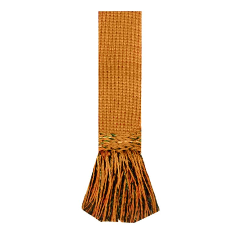 Classic Garter Ties in Ochre/Spruce - Cheshire Game House Of Cheviot