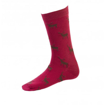 Cotton Socks - Stag - Cheshire Game House Of Cheviot