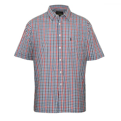 Doncaster Short Sleeve Shirts in Blue - Cheshire Game Champion