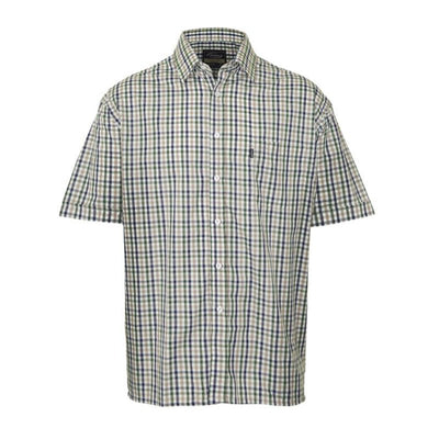Doncaster Short Sleeve Shirts in Green - Cheshire Game Champion