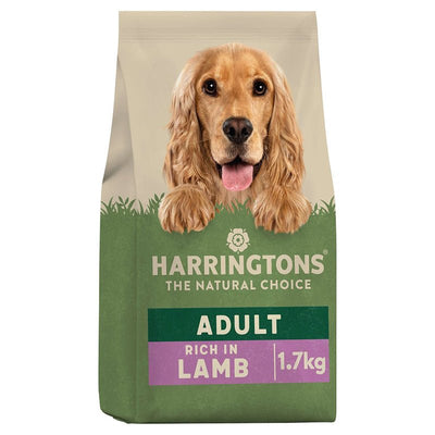 Dry Adult Dog Food Rich in Lamb & Rice 1.7kg - Cheshire Game Harringtons