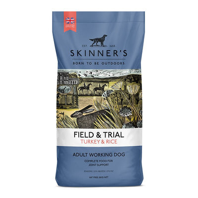Field & Trial Turkey & Rice 15KG - Cheshire Game Skinners