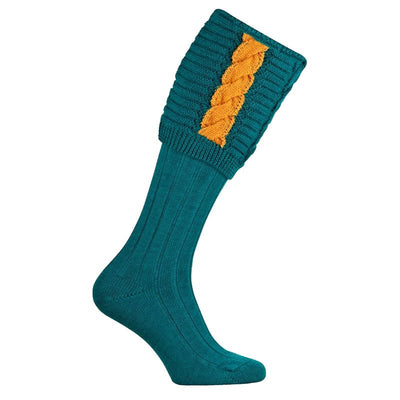 Governor Shooting Socks in Turquoise - Cheshire Game Pennine Socks