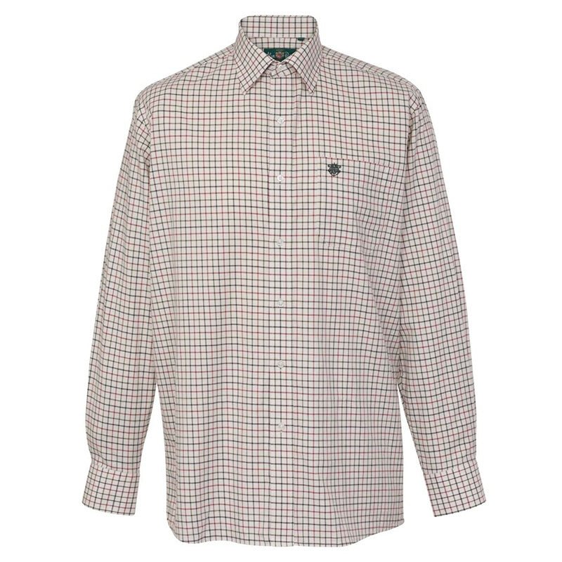 Ilkley Children's Check Country Shirt - Red Check - Cheshire Game Alan Paine
