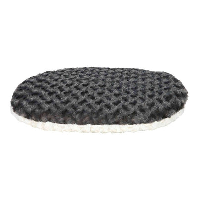 Kaline Oval Cushion In Grey & Cream - Cheshire Game Trixie