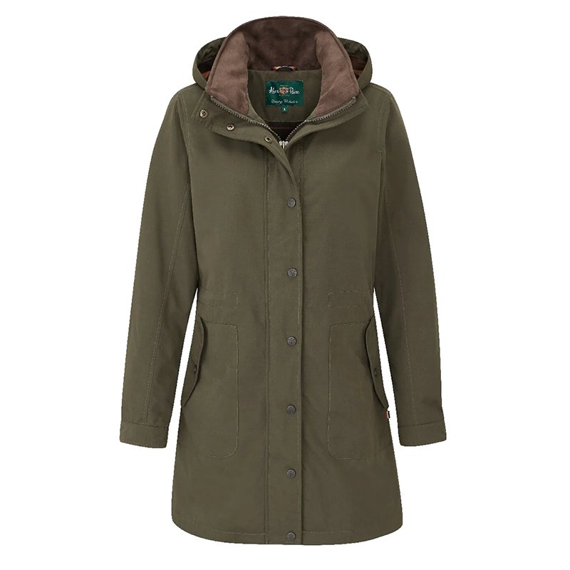 Ladies Milwood Jacket In Olive - Cheshire Game Alan Paine