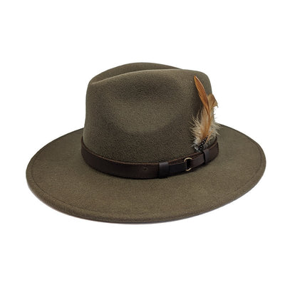 Ladies Ranger Wool Crushable Hat in Sage - Medium - Cheshire Game Denton Hats