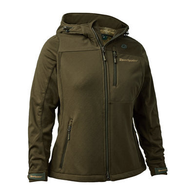 Lady Excape Softshell Jacket In Art Green - Cheshire Game Deerhunter