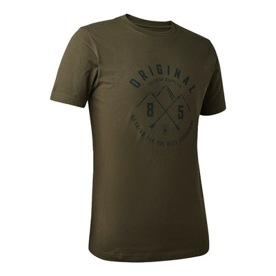 Nolan T-Shirt In Deep Green - Cheshire Game Deerhunter