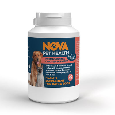 Pet Health Premium Skin & Coat Supplement (90 Tablets) - Cheshire Game Nova