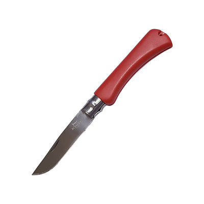 Plastic Red Single Blade Folding Knife - Cheshire Game Bonart