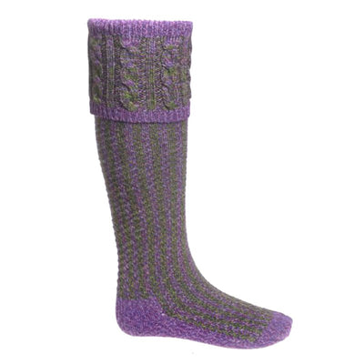 Reiver Shooting Socks - Heather - Cheshire Game House Of Cheviot
