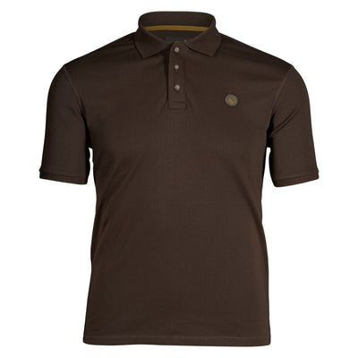 Skeet Polo Shirt In Brown - Cheshire Game Seeland