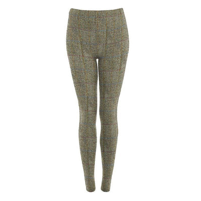 Thermal Field Leggings in Moss Tweed - Cheshire Game Foxy Pheasant