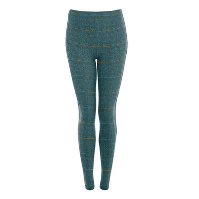 Thermal Leggings Evelith Tweed in Teal - Cheshire Game Foxy Pheasant