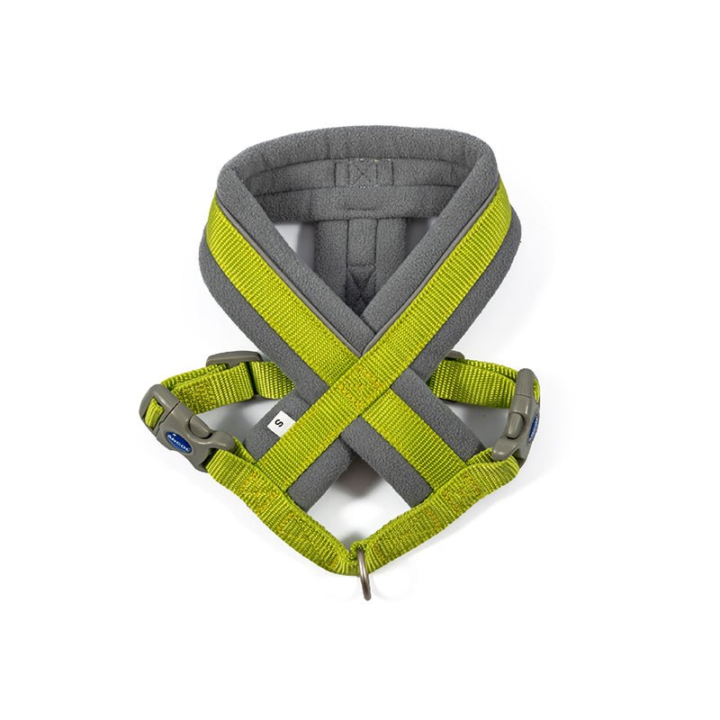 Viva Padded Harness in Lime - Cheshire Game Ancol