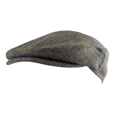 Wool Blend Flat Cap in Brown Tweed - Cheshire Game Jack Pyke