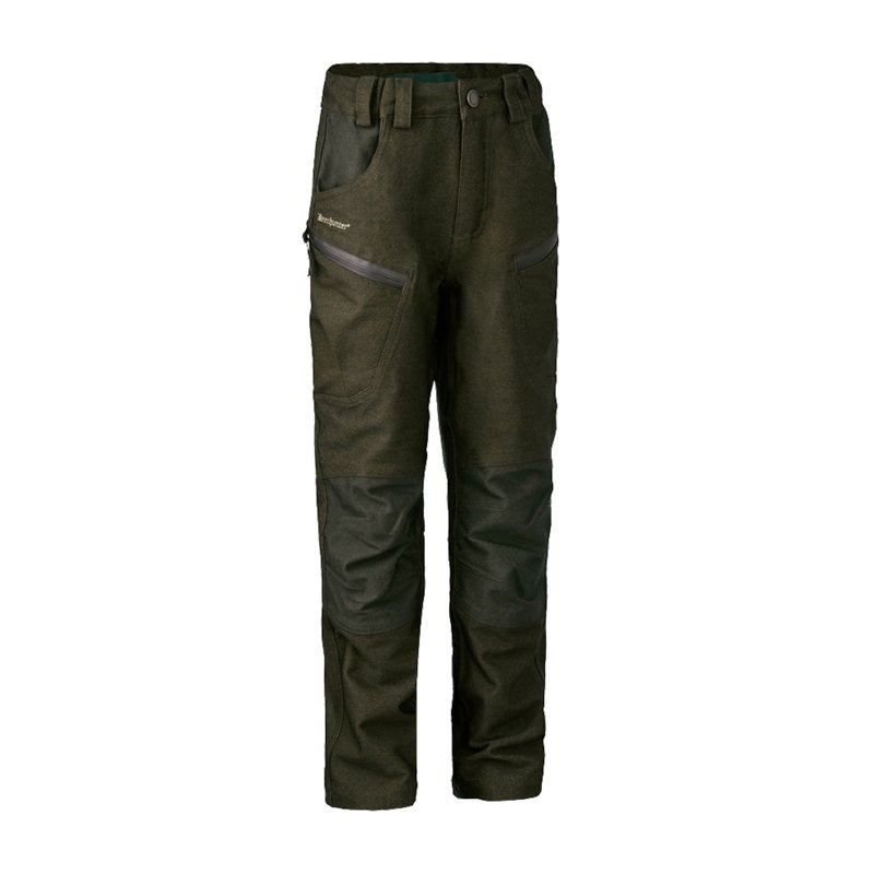 Youth Chasse Trousers In Olive Night Melange - Cheshire Game Deerhunter